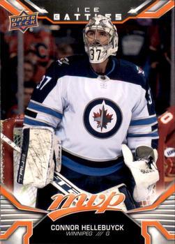 #205 Connor Hellebuyck - Winnipeg Jets - 2022-23 Upper Deck MVP - Ice Battles Hockey