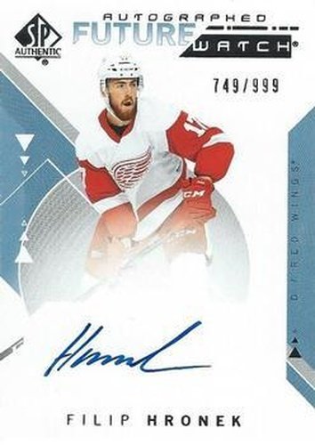 #205 Filip Hronek - Detroit Red Wings - 2018-19 SP Authentic Hockey