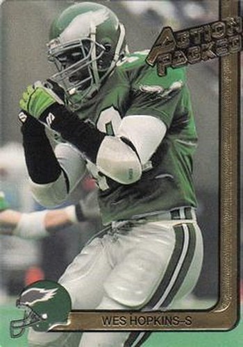 #205 Wes Hopkins - Philadelphia Eagles - 1991 Action Packed Football