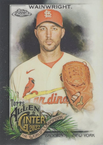 #205 Adam Wainwright - St. Louis Cardinals - 2022 Topps Allen & Ginter Chrome Baseball