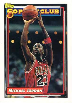 #205 Michael Jordan - Chicago Bulls - 1992-93 Topps Basketball