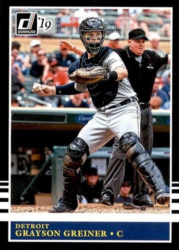 #205 Grayson Greiner - Detroit Tigers - 2019 Donruss Baseball