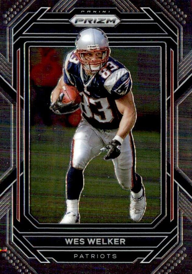 #205 Wes Welker - New England Patriots - 2022 Panini Prizm Football