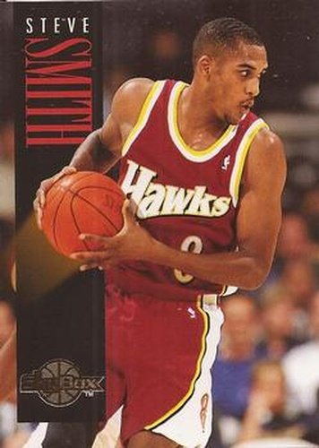 #205 Steve Smith - Atlanta Hawks - 1994-95 SkyBox Premium Basketball