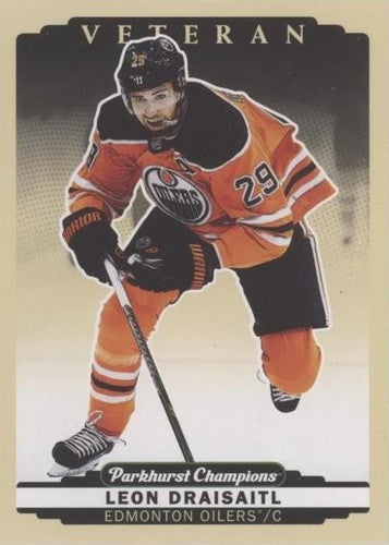 #205b Leon Draisaitl - Edmonton Oilers - 2022-23 Parkhurst Champions Hockey