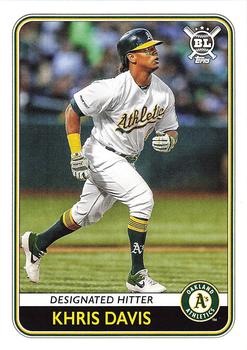 #206 Khris Davis - Oakland Athletics - 2020 Topps Big League Baseball