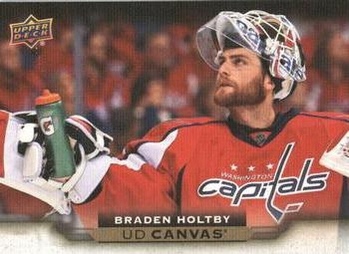 #C206 Braden Holtby - Washington Capitals - 2015-16 Upper Deck - UD Canvas Hockey