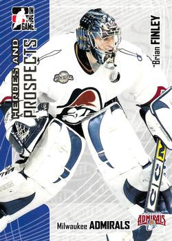 #206 Brian Finley - Milwaukee Admirals - 2005-06 In The Game Heroes and Prospects Hockey