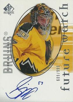 #206 Jordan Sigalet - Boston Bruins - 2005-06 SP Authentic Hockey