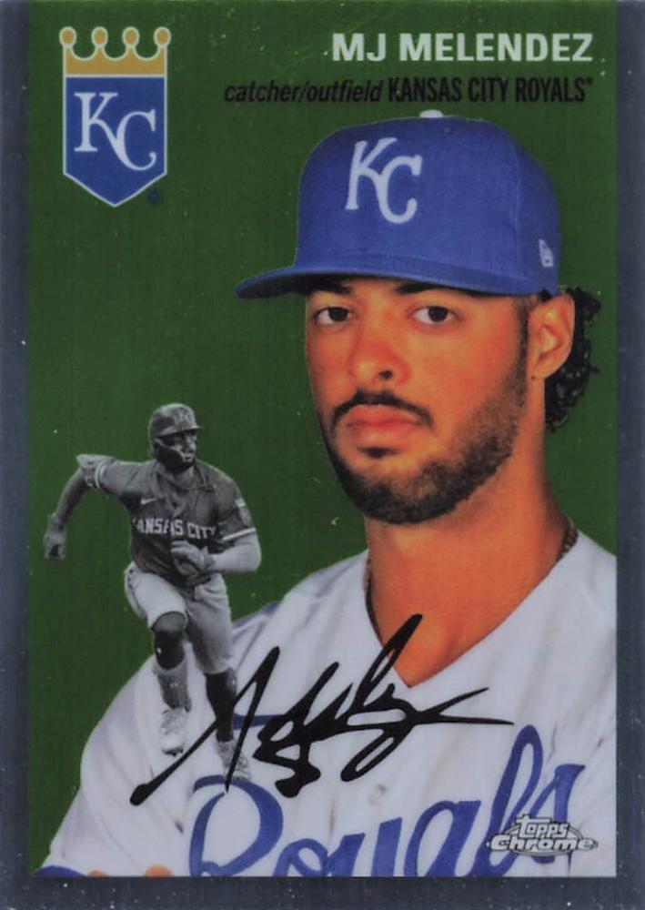 #206 MJ Melendez - Kansas City Royals - 2023 Topps Chrome Platinum Anniversary Baseball