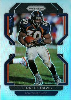#206 Terrell Davis - Denver Broncos - 2021 Panini Prizm - Silver Football