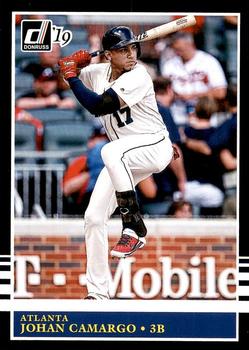 #206 Johan Camargo - Atlanta Braves - 2019 Donruss Baseball