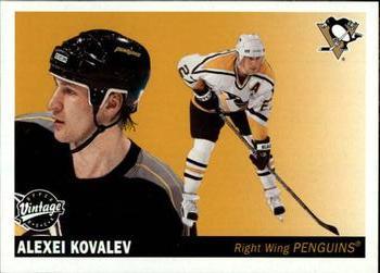 #206 Alexei Kovalev - Pittsburgh Penguins - 2002-03 Upper Deck Vintage Hockey