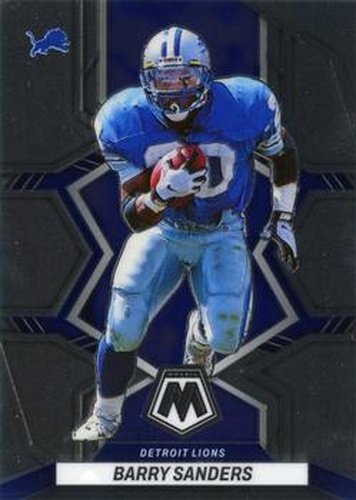 #206 Barry Sanders - Detroit Lions - 2022 Panini Mosaic Football