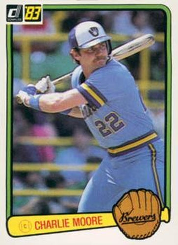 #206 Charlie Moore - Milwaukee Brewers - 1983 Donruss Baseball