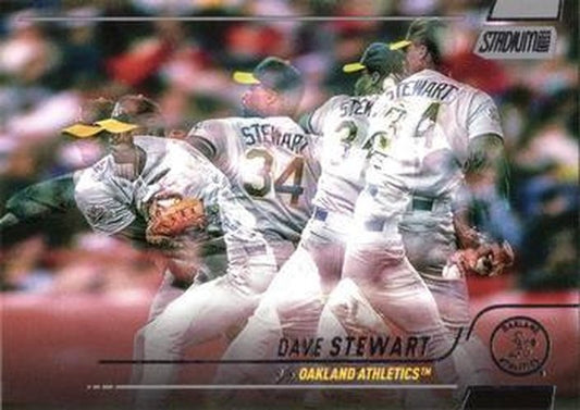 #206 Dave Stewart - Oakland Athletics - 2022 Stadium Club Baseball