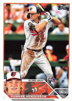 #206 Gunnar Henderson - Baltimore Orioles - 2023 Topps Baseball