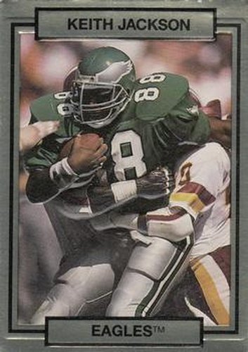 #206 Keith Jackson - Philadelphia Eagles - 1990 Action Packed Football