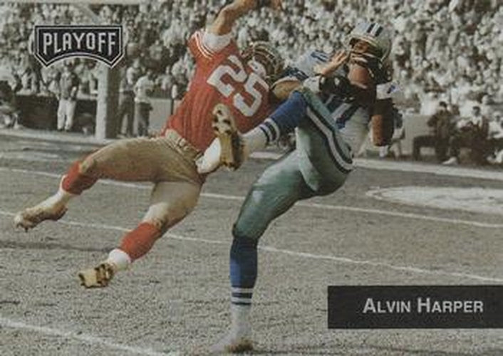 #206 Alvin Harper - Dallas Cowboys - 1993 Playoff Football