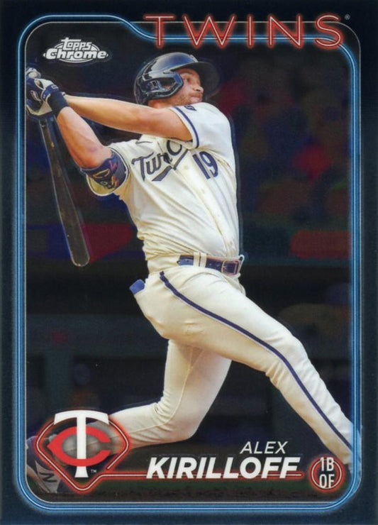 #206 Alex Kirilloff - Minnesota Twins - 2024 Topps Chrome Baseball