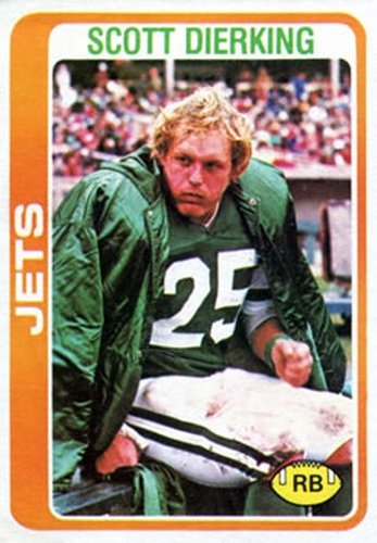 #206 Scott Dierking - New York Jets - 1978 Topps Football