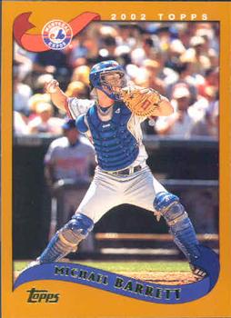 #207 Michael Barrett - Montreal Expos - 2002 Topps Baseball