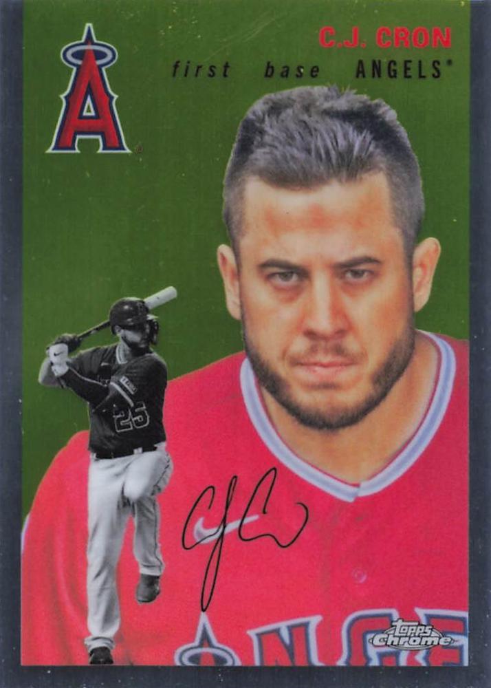 #207 C.J. Cron - Los Angeles Angels - 2023 Topps Chrome Platinum Anniversary Baseball