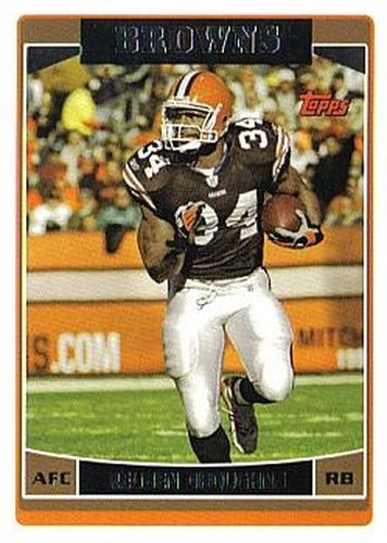 #207 Reuben Droughns - Cleveland Browns - 2006 Topps Football