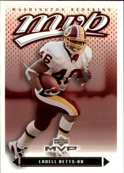 #207 Ladell Betts - Washington Redskins - 2003 Upper Deck MVP Football