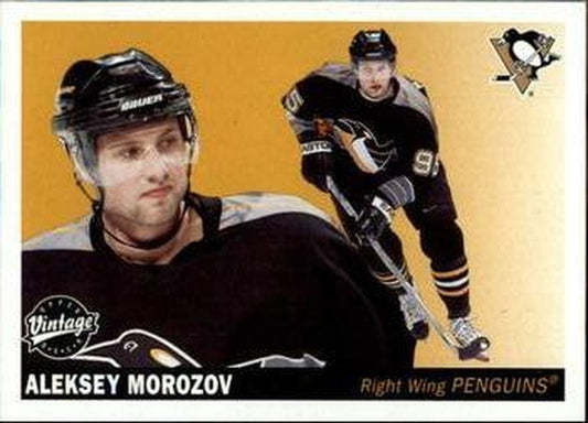 #207 Aleksey Morozov - Pittsburgh Penguins - 2002-03 Upper Deck Vintage Hockey