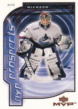 #207 Alfie Michaud - Vancouver Canucks - 2000-01 Upper Deck MVP Hockey