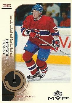 #207 Marcel Hossa - Montreal Canadiens - 2002-03 Upper Deck MVP Hockey