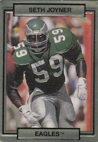 #207 Seth Joyner - Philadelphia Eagles - 1990 Action Packed Football