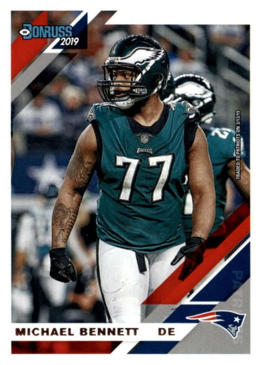 #207 Michael Bennett - New England Patriots - 2019 Donruss Football
