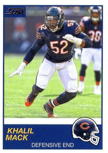 #207 Khalil Mack - Chicago Bears - 2019 Score Football