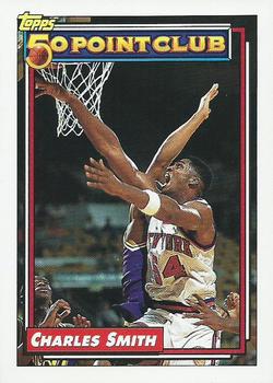 #207 Charles Smith - New York Knicks - 1992-93 Topps Basketball