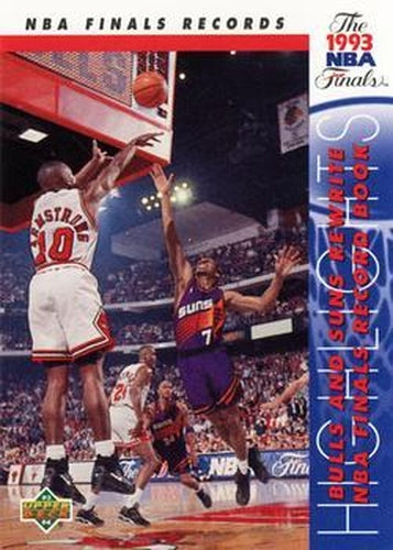 #207 B.J. Armstrong / Kevin Johnson - Chicago Bulls / Phoenix Suns - 1993-94 Upper Deck Basketball