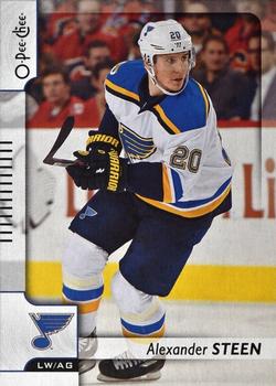 #207 Alexander Steen - St. Louis Blues - 2017-18 O-Pee-Chee Hockey