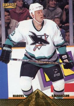#207 Marcus Ragnarsson - San Jose Sharks - 1996-97 Pinnacle Hockey
