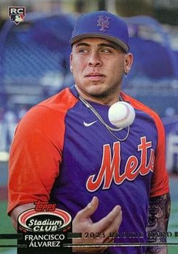 #207d Francisco Álvarez - New York Mets - 2023 Stadium Club Baseball