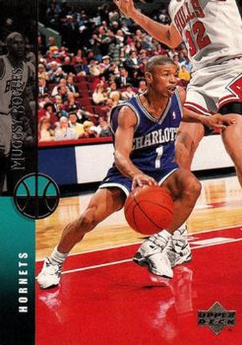 #208 Muggsy Bogues - Charlotte Hornets - 1994-95 Upper Deck Basketball