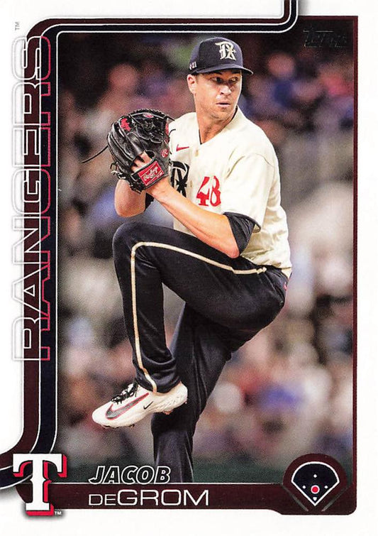 #208 Jacob deGrom - Texas Rangers - 2025 Topps Baseball
