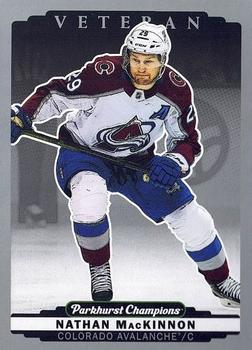 #208 Nathan MacKinnon - Colorado Avalanche - 2022-23 Parkhurst Champions - Silver Hockey