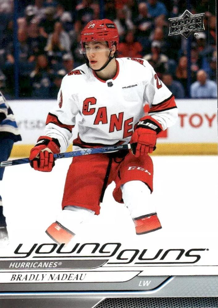 #208 Bradly Nadeau - Carolina Hurricanes - 2024-25 Upper Deck Hockey