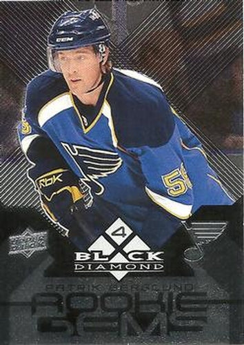 #208 Patrik Berglund - St. Louis Blues - 2008-09 Upper Deck Black Diamond Hockey