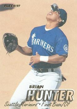 #208 Brian Hunter - Seattle Mariners - 1997 Fleer Baseball