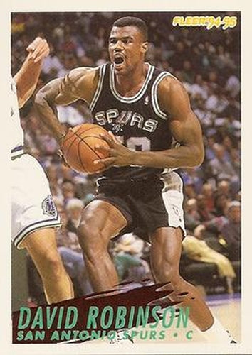 #208 David Robinson - San Antonio Spurs - 1994-95 Fleer Basketball