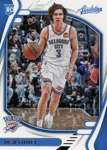 #208 Josh Giddey - Oklahoma City Thunder - 2021-22 Panini Chronicles Basketball