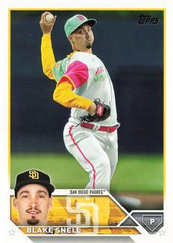 #208 Blake Snell - San Diego Padres - 2023 Topps Baseball