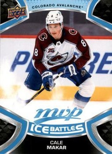 #208 Cale Makar - Colorado Avalanche - 2021-22 Upper Deck MVP - Ice Battles Hockey